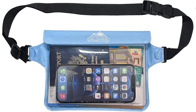 DRLOKPAK Waterproof Waist Bag Pouch Fanny Pack Bum Bag by DRLOKPAK