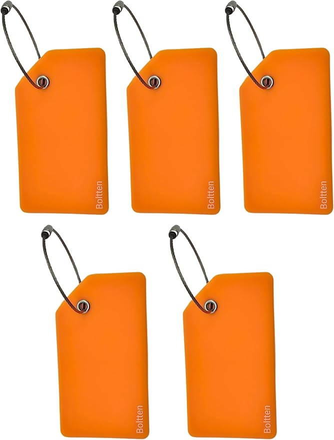 5 Pack Silicone Luggage Tag by Unknown