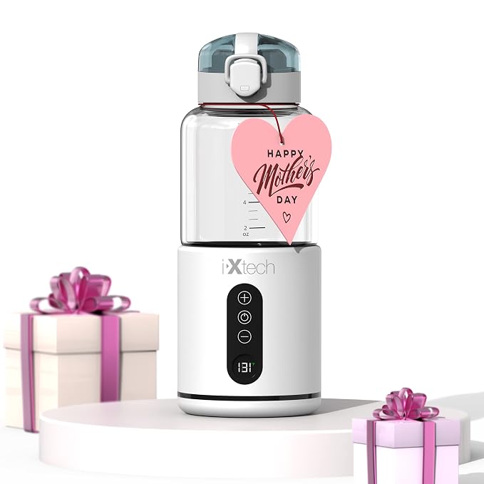 IXTECH Portable Water Warmer for Baby Formula, Milk Warmer for Travel, 10 oz. - Image 9