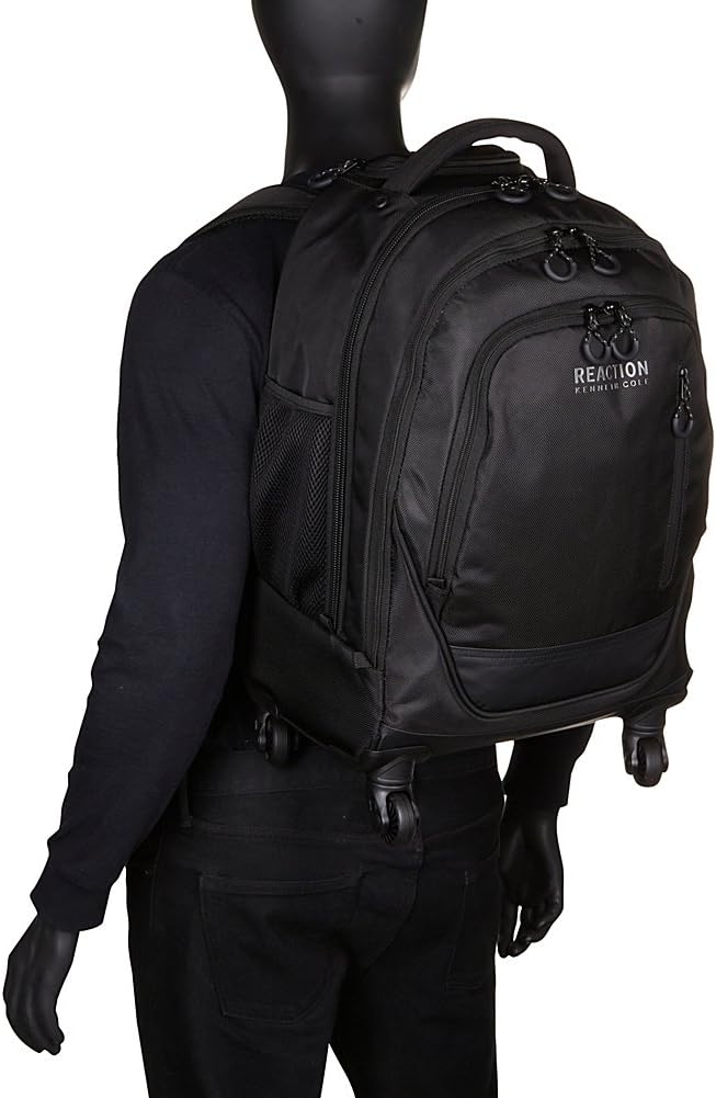Kenneth Cole REACTION 17" Polyester Dual Compartment 4-Wheel Laptop Backpack - Image 6