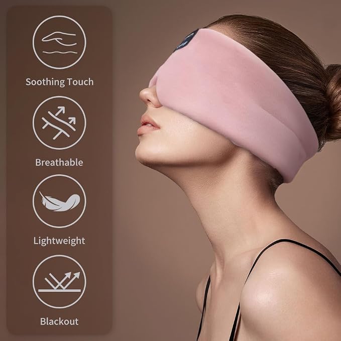 Joythink Sleep Headphones Bluetooth Sleep Mask Silk Kids Children Headband - Image 4