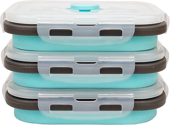 CCyanzi 3piece Collapsible Food Storage Containers by CCyanzi
