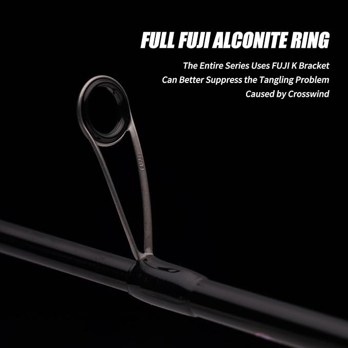 PURELURE Telescopic Fishing Rod Ultralight or Light, Carbon Fiber Rod Spinning - Image 3