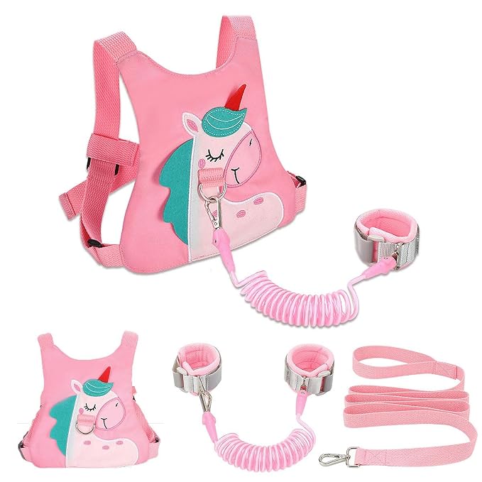 Toddler Leash-Baby Walking Safty Harness and Child Anti Lost Wrist Link by FITARTS