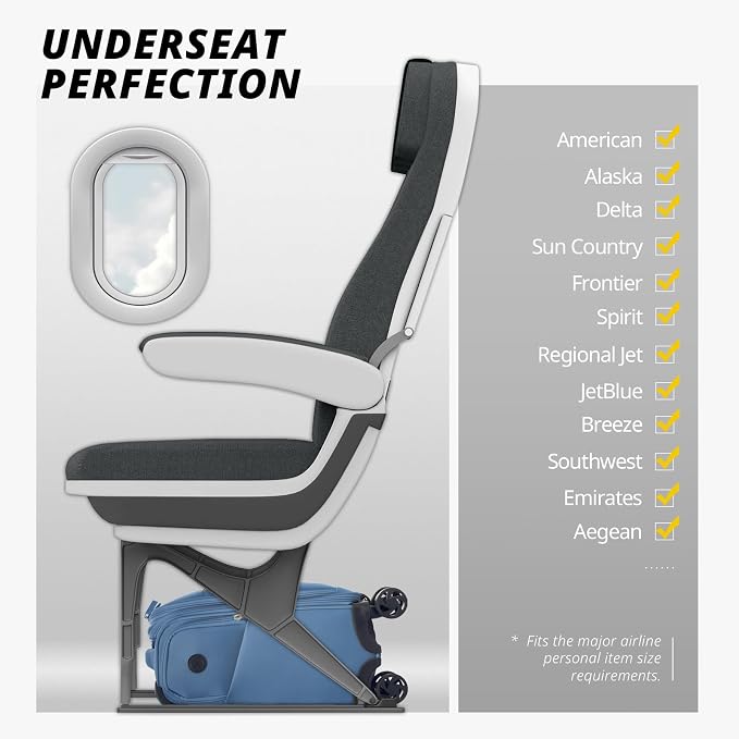 Verage Underseat Carry On Luggage - Image 3