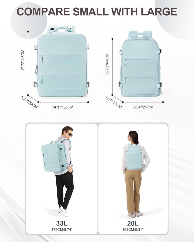 coowoz Travel Backpack Carry On - Image 8