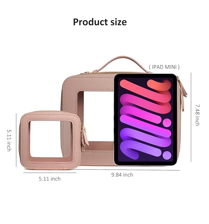 LETGO Clear Makeup Bags Small, TSA Approved Toiletry Bag - Image 7