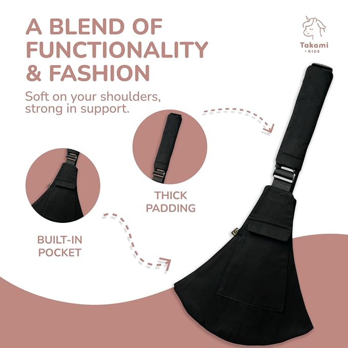 Ergonomic Lightweight Adjustable Toddler Sling Baby Carrier - Image 5