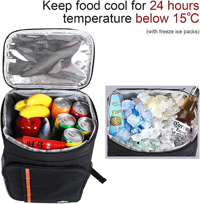 CODOBON Cooler Backpack 20L Insulated Backpack Coolers Lightweight Leak-Proof - Image 5