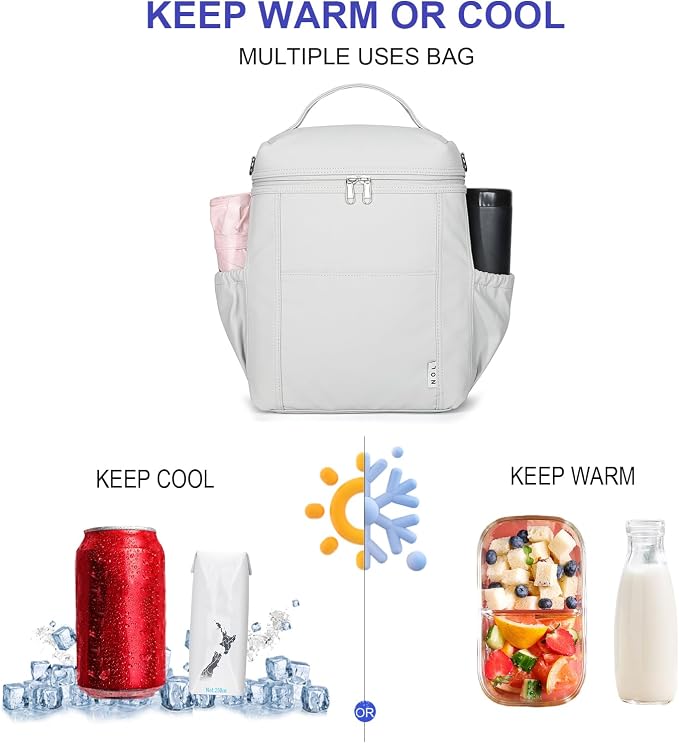 NOL Natural Organic Lifestyle Insulated Lunch Bags - Image 2