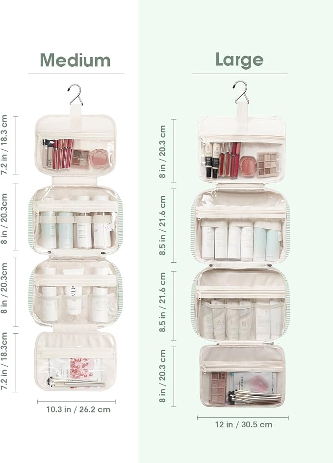 Narwey Striped Travel Toiletry Bag - Image 3