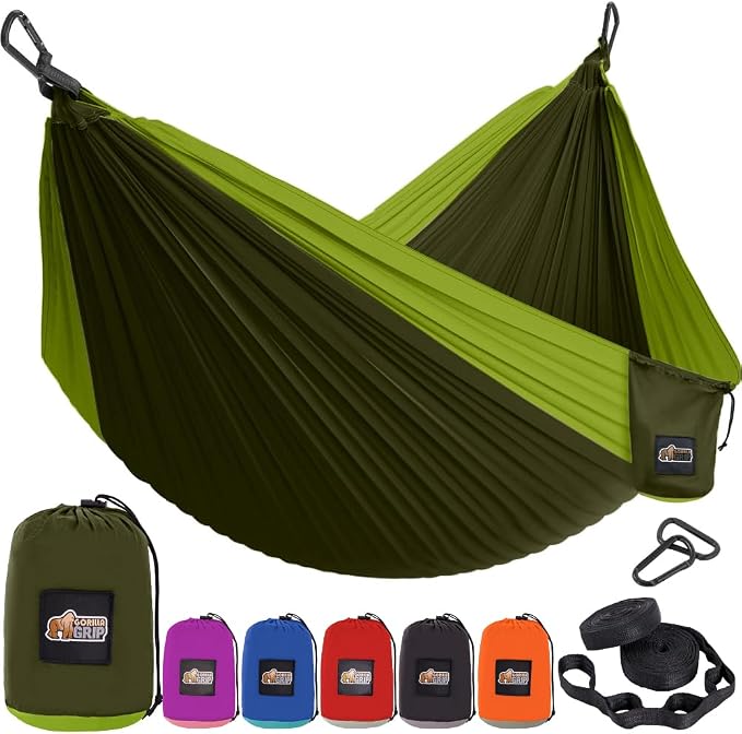 GORILLA GRIP Durable Portable Camping Hammock, Holds 400lbs by GorillaGrip