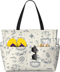 Beach Bag for Women Beach Tote Bag Waterproof Sandproof Large Bags by NLZI