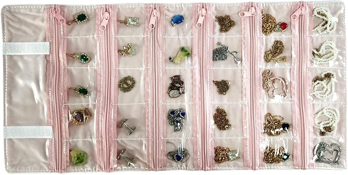 Travel Jewelry Roll Bag Portable Organizer Pouch - Image 5