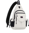 MOSISO Sling Backpack, Canvas Crossbody Hiking Daypack Bag by MOSISO