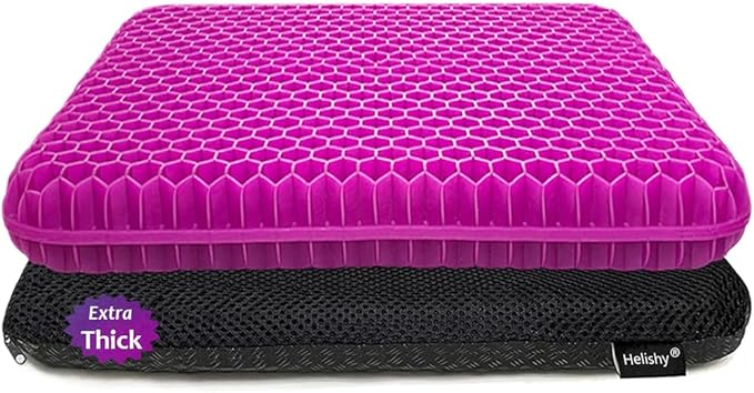Gel Seat Cushion, Office Seat Cushion Chair Pads by Helishy