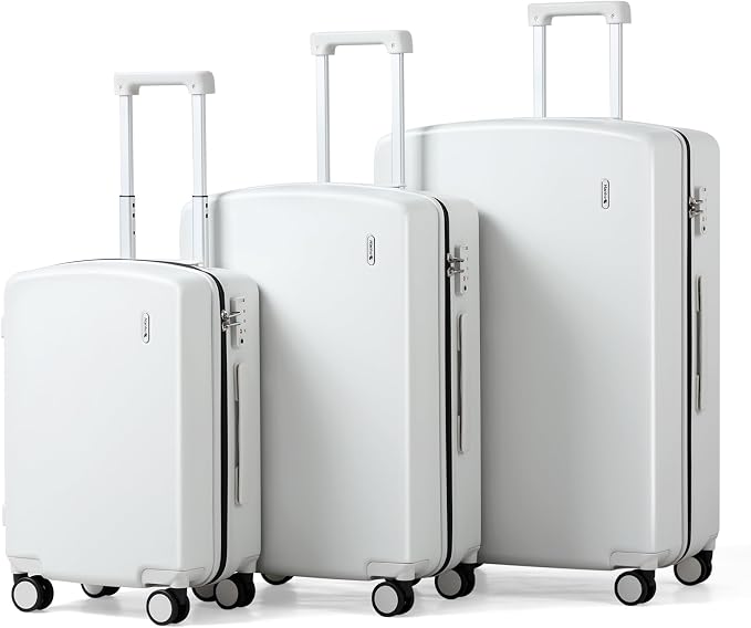 Hanke Hard Shell Luggage Sets 3 Pieces, Carry On and Checked Luggage Sets by Hanke