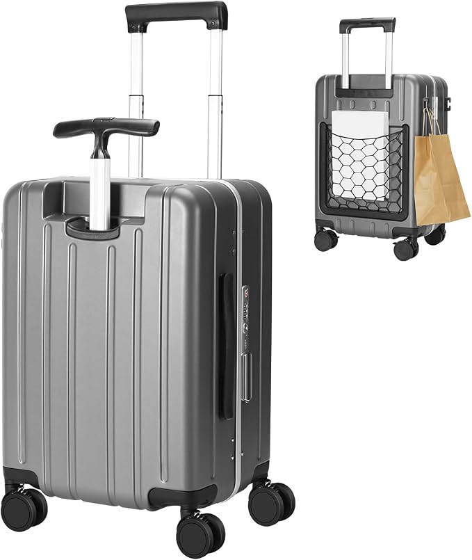 MRPLUM Carry On Luggage Double Handle Suitcase by MRPLUM