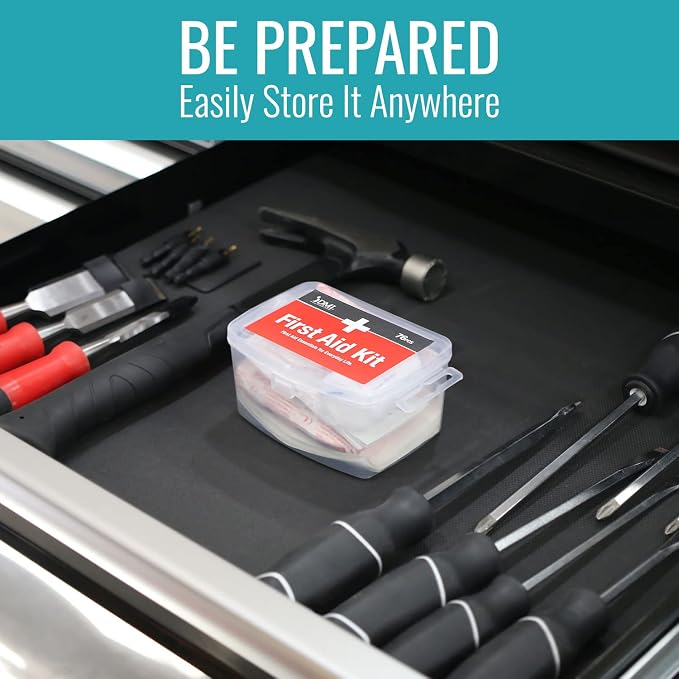 DMI 76-Piece First-Aid Kit, Portable All-Purpose Use - Image 6