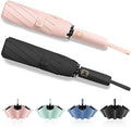 2-Pack Windproof, Waterproof, UV-Blocking Portable Travel Umbrella, Compact Sun by Fogkey