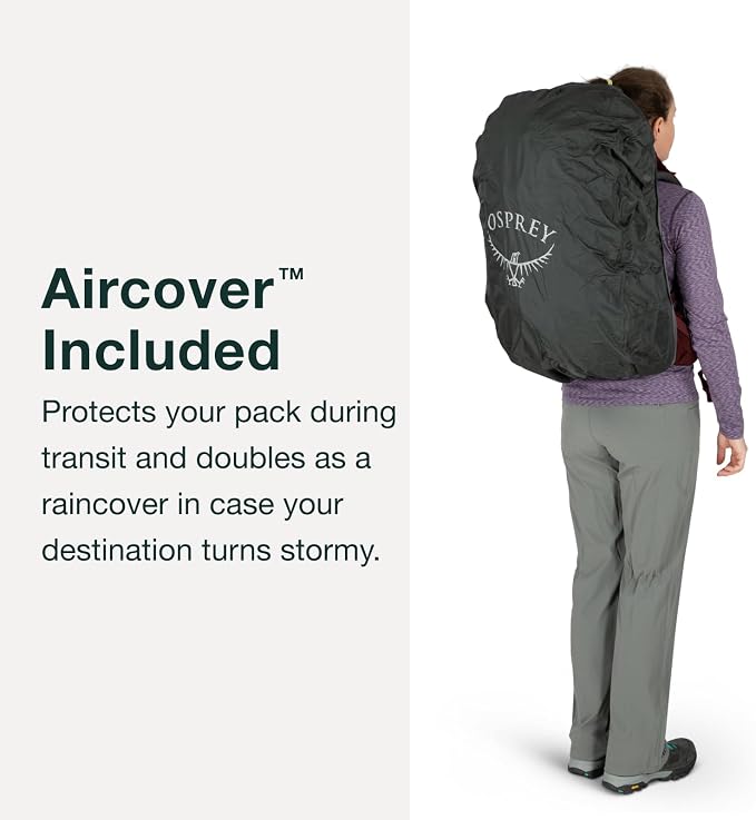 Osprey Fairview Trek 50L Women's Travel Backpack, Night Jungle Blue - Image 4