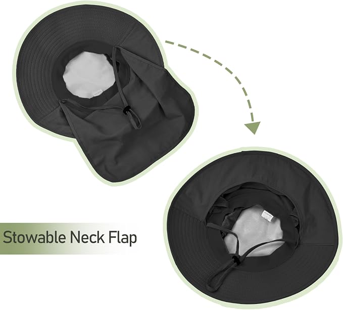 Fishing Hat Breathable Wide Brim Sun Hats - Image 4