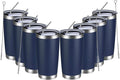 MEWAY 20oz Tumbler 8 Pack Double Wall Vacuum Insulated Travel Mug Bulk by MEWAY