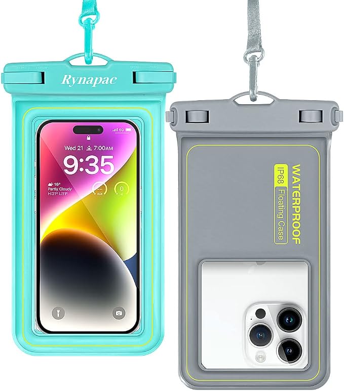 IP68 Waterproof Phone Pouch, Floating Waterproof Phone Case by PEORSEFI