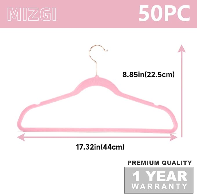 MIZGI Premium Velvet Hangers Heavy Duty - Image 6