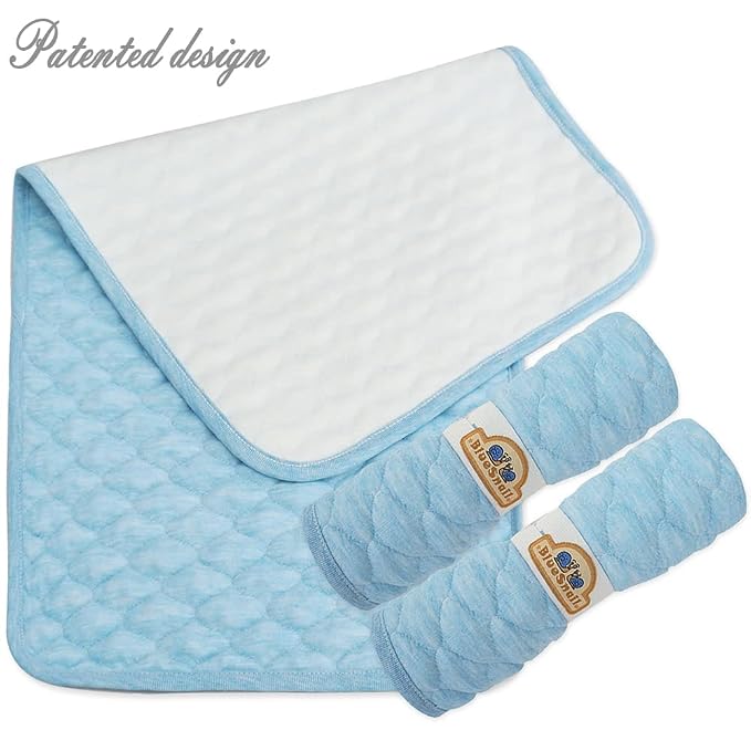 BlueSnail Quilted Thicker Waterproof Changing Pad Liners - Image 3