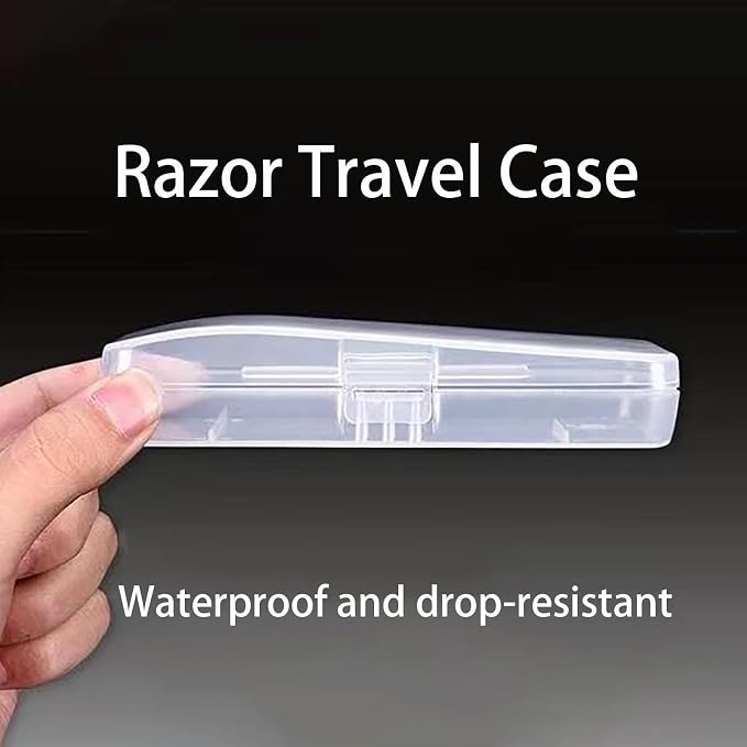 Transparent Razor Storage Case for Amazon Basics, Durable Travel Box for Razor - Image 3