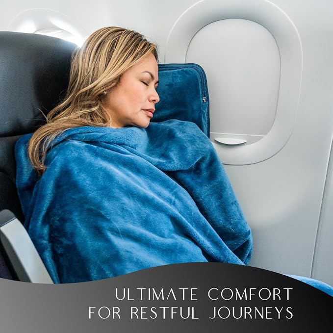 Travel Pillow and Blanket Set - Image 4