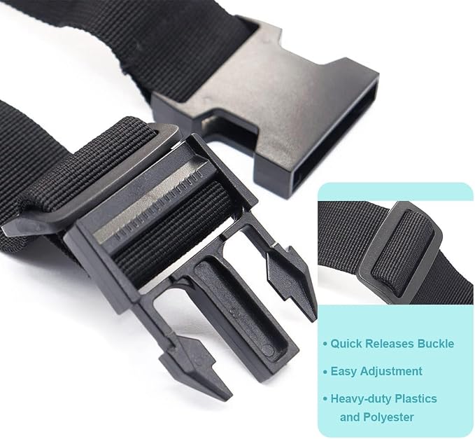 4Pack Luggage Straps Add Bag Luggage Straps to Connect Two Suitcases, - Image 3