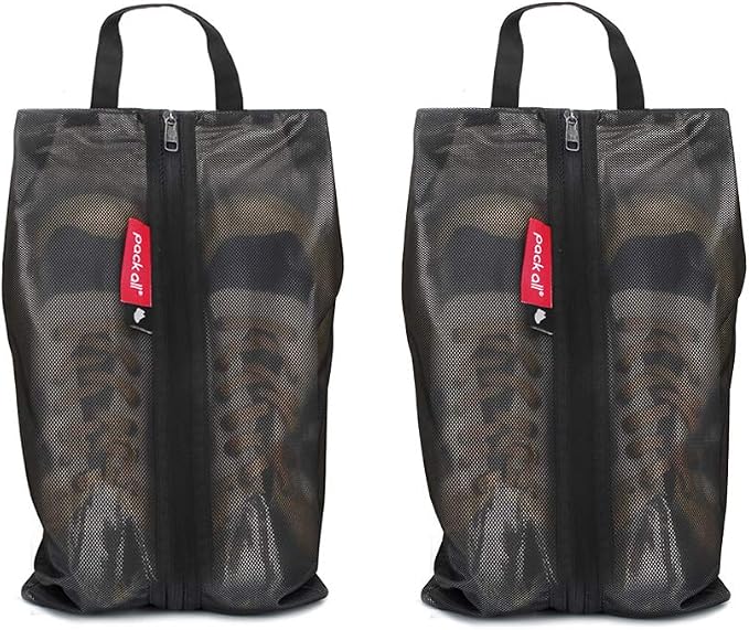 pack all Shoe Bag for Travel, Water-Resistant Shoe Pouch for Gym, by packall