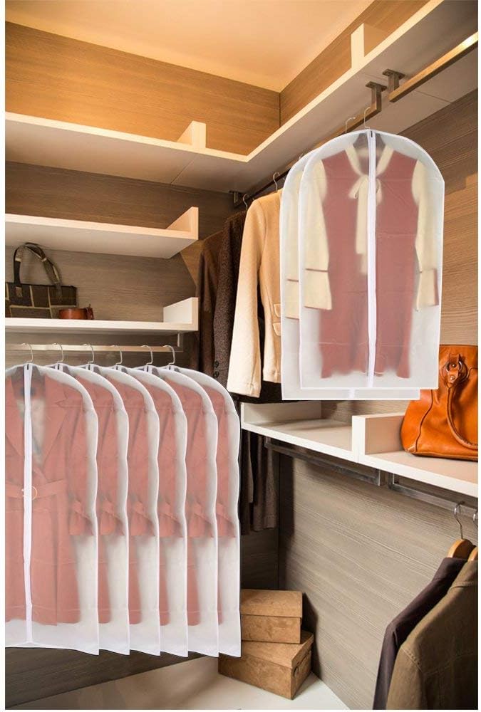 Garment Bags for Hanging Clothes 24'' x 48'' Long Suit Dust Hanging Garment Bag - Image 6