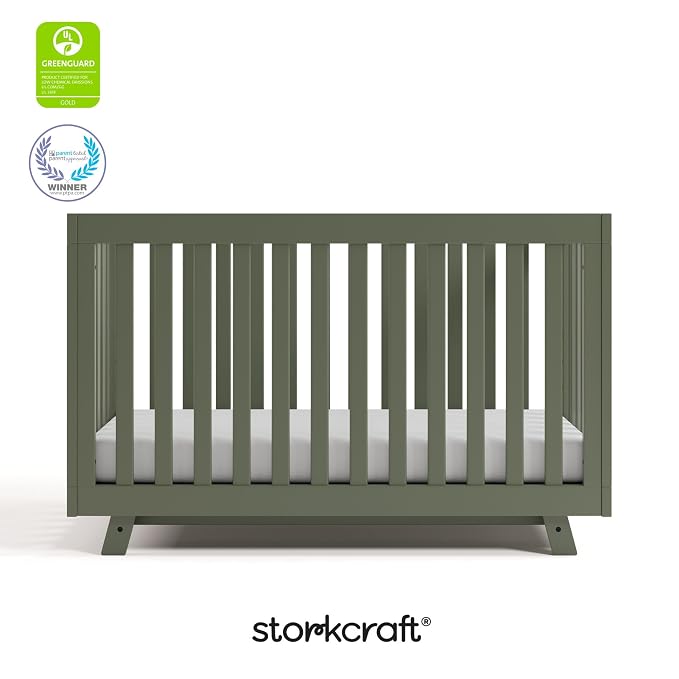 Storkcraft Beckett Grow-with-Me Convertible Crib – GREENGUARD Gold Certified - Image 9