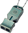TACRAY Titanium Emergency Survival Whistle, Portable Necklace Whistle, Loud by TACRAY