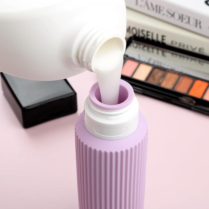 Travel Bottles for Toiletries, Large 6oz Travel Size Containers, BPA Free Leak - Image 3