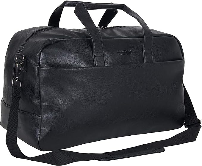 Kenneth Cole REACTION Port Stanley Duffel Pebbled Vegan Leather Carry on by KennethCole