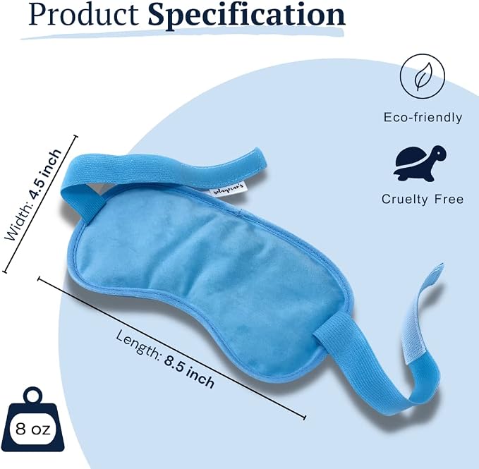 Solayman’s Reusable Gel Eye Mask – Hot & Cold Therapy Eye Ice Pack - Image 2