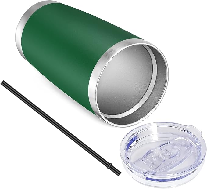 VEGOND 20oz Tumbler with Lid and Straw Stainless Steel Tumbler Cup Bulk Vacuum - Image 6