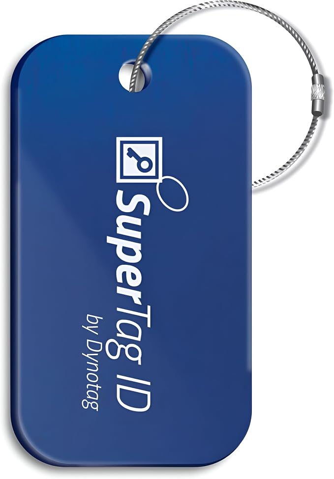 Dynotag® Sentry Series Solid Metal Web Enabled Smart Luggage Tag ID + Steel Loop - Image 3