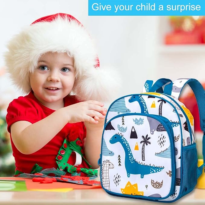 CCJPX Toddler Backpack for Boys Girls, Dinosaur Unicorn Cat Preschool Bookbag - Image 8