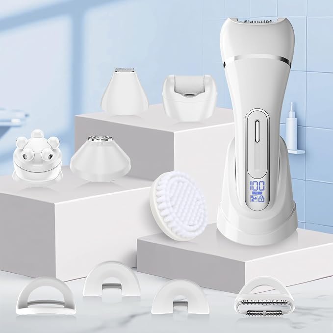Electric Shavers for Women, 7 in 1 Hair Removal Kit - Image 8