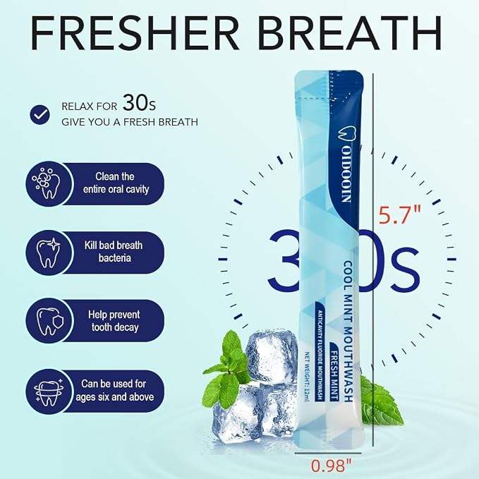 Travel Size MouthWash Packets - Image 7