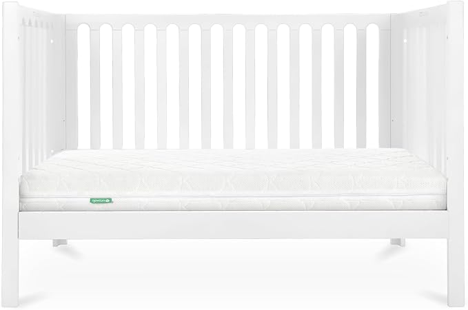 Newton Baby Galileo Standard Crib, Solid Beech Wood in White Color, 3-in-1 - Image 9