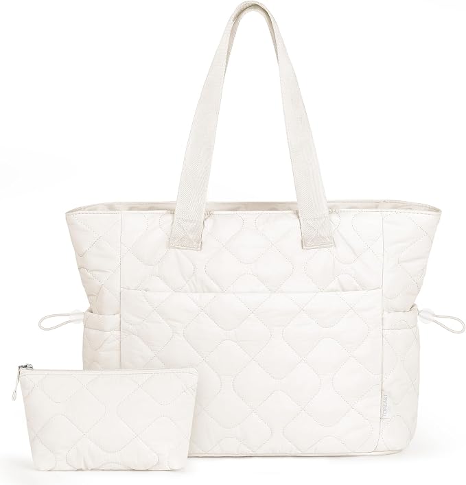 TOPEAST Tote Bag for Women, Large Puffer Tote Bag - Image 9