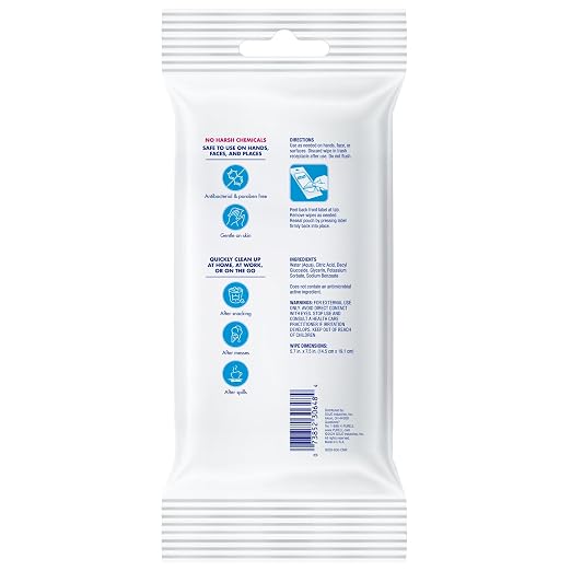 PURELL® Clean & Go Cleaning Wipes, Skin and Surface, Fresh Scent, 9269-12-CMR - Image 3