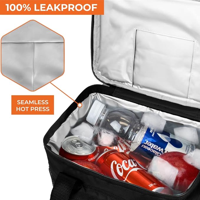 OPUX Soft Cooler Bag, Insulated Collapsible Lunch Cooler Bag - Image 7
