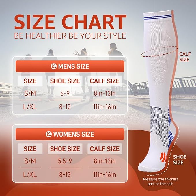 Kickticks 4 Pairs Compression Socks - Image 6